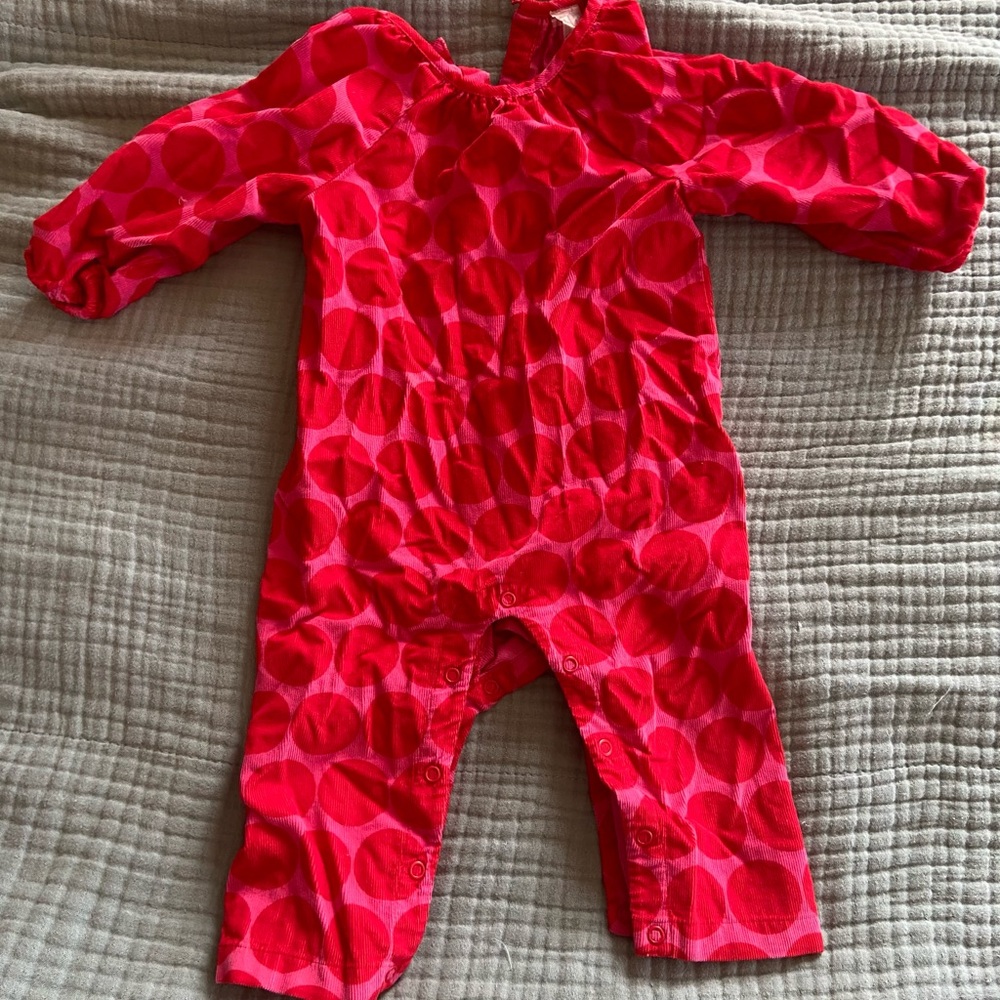 Primary fine corduroy jumpsuit